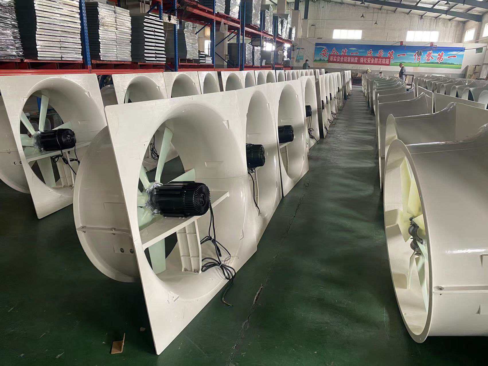 Новый вентилятор из стеклопластика производства Jienuo
